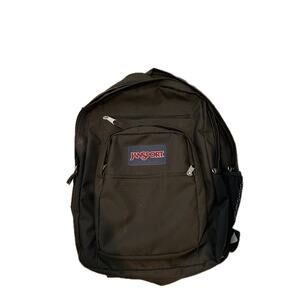 JanSport Big Student 3 Section Black Backpack